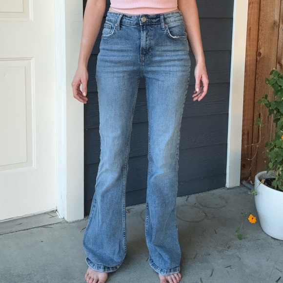 BDG Flare Leg Dark Wash Denim - Picture 2 of 7